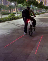 چراغ لیزری دوچرخه محصول بسیار جدید
